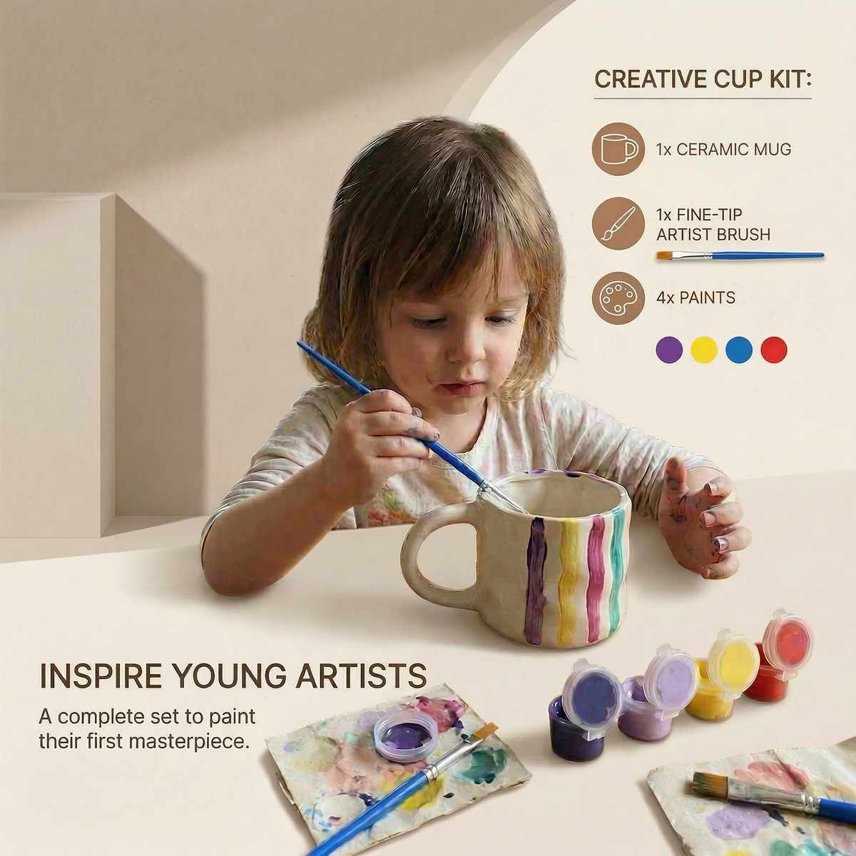 Paint Your Own Mug Kit | Family Favourite