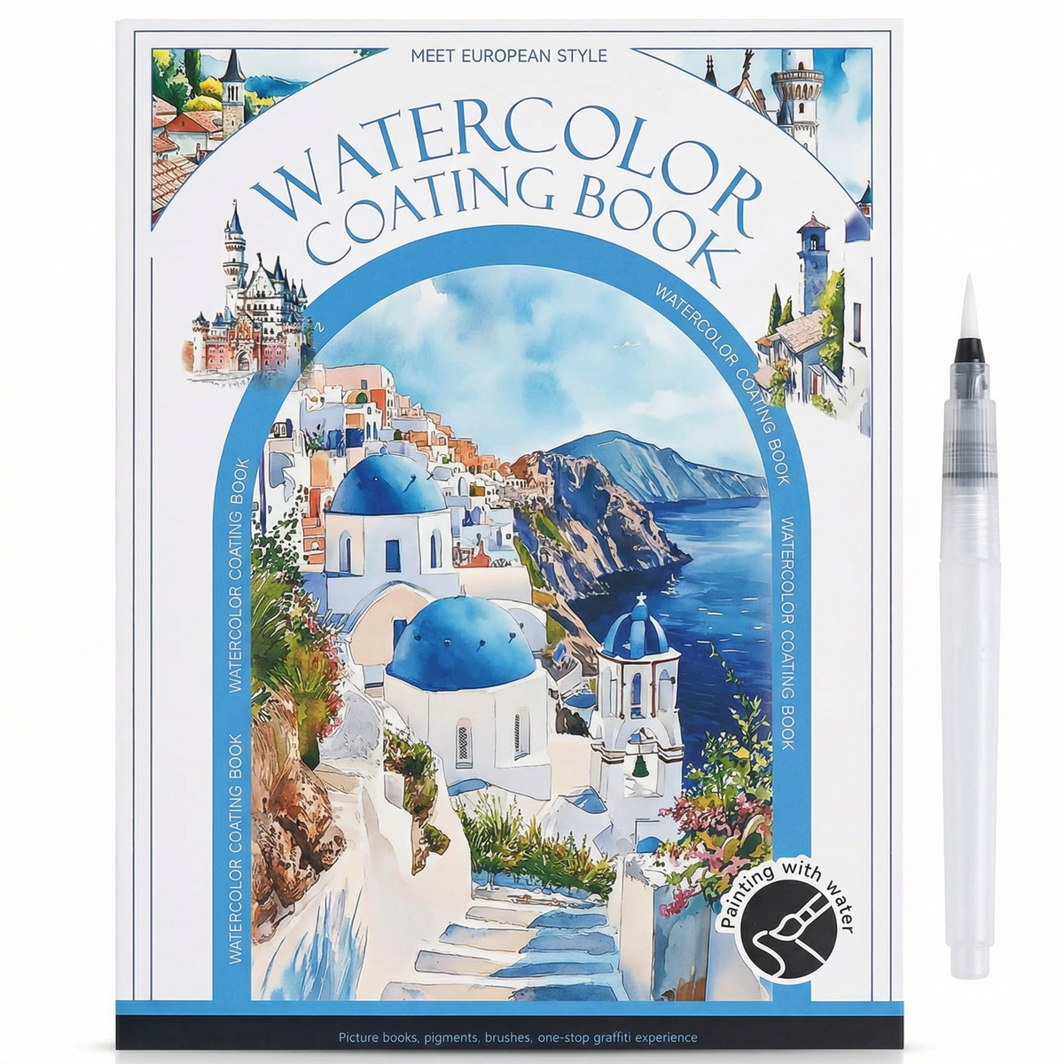ArtEase™ Watercolour Art Kit & Built In Paint