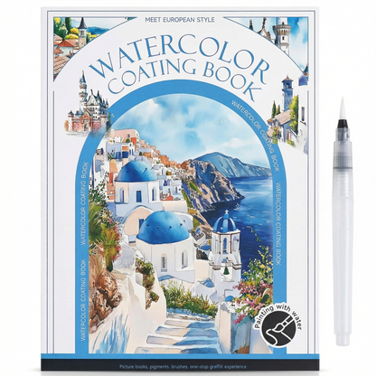 ArtEase™ Watercolour Art Kit & Built In Paint