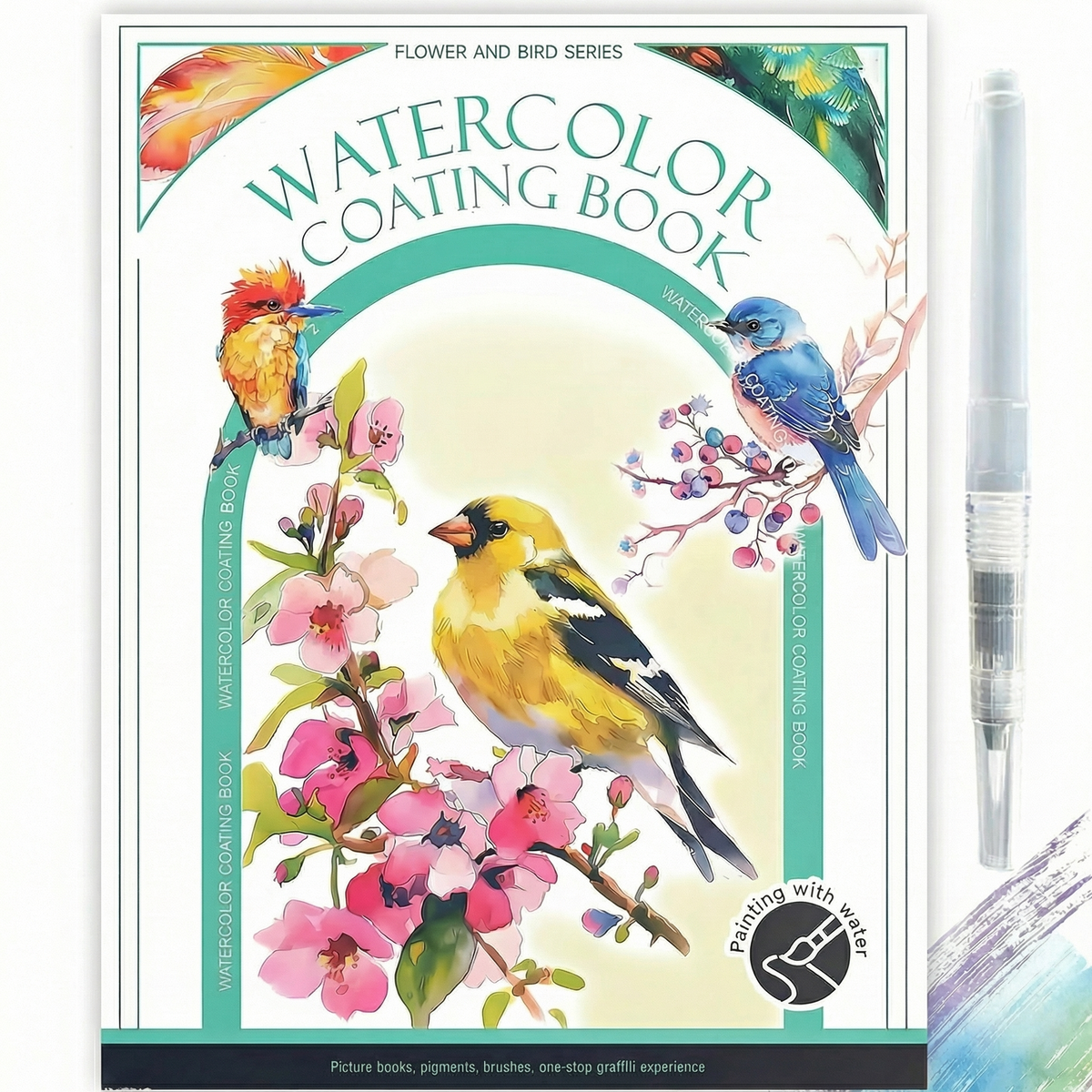 ArtEase™ Watercolour Art Kit & Built In Paint