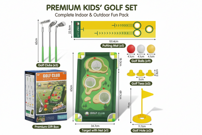 Indoor Outdoor Mini Golf Play Set – Kids
