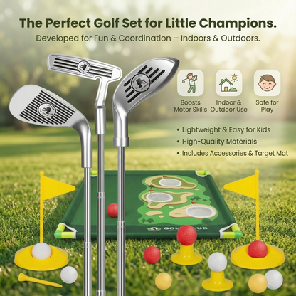 Indoor Outdoor Mini Golf Play Set – Kids