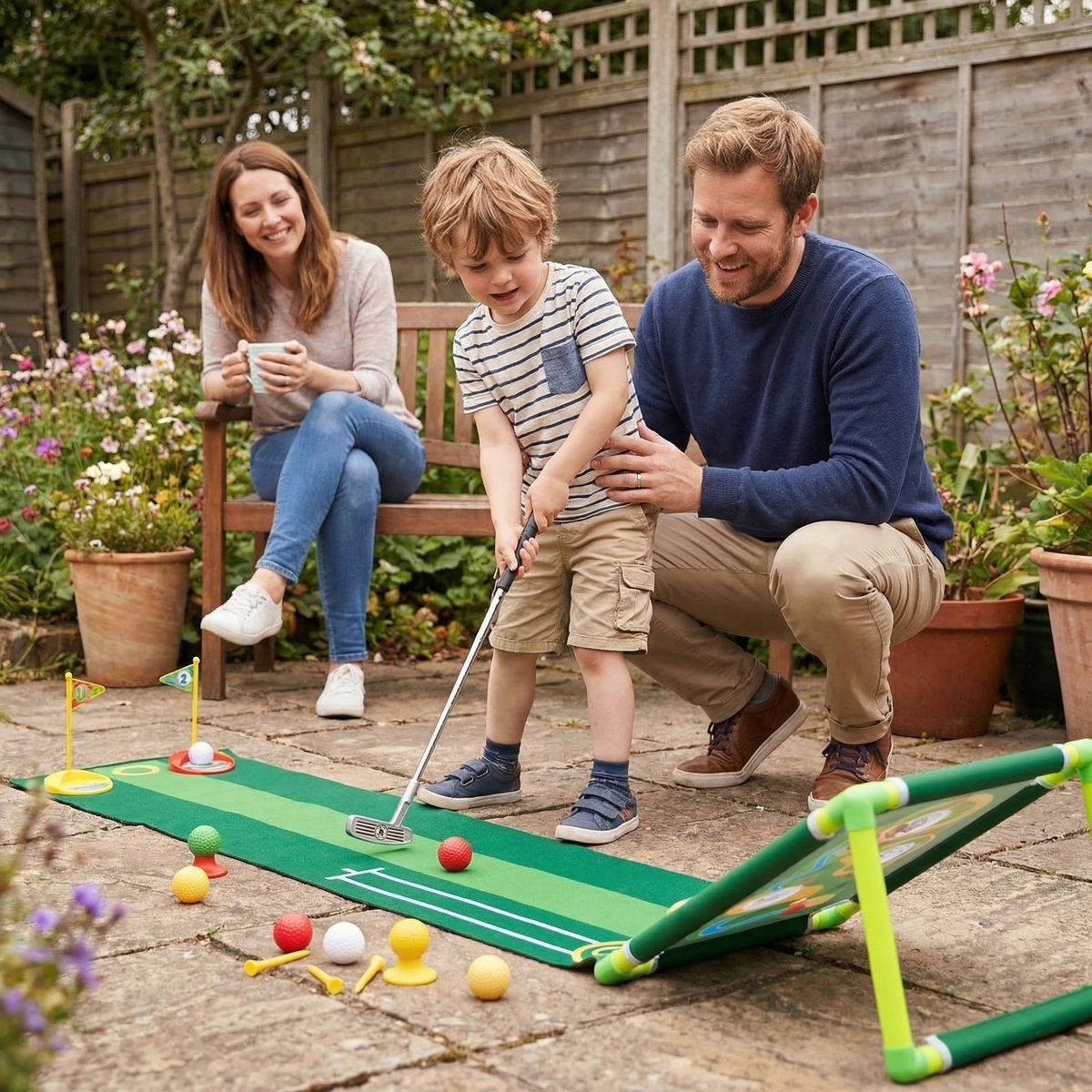 Indoor Outdoor Mini Golf Play Set – Kids