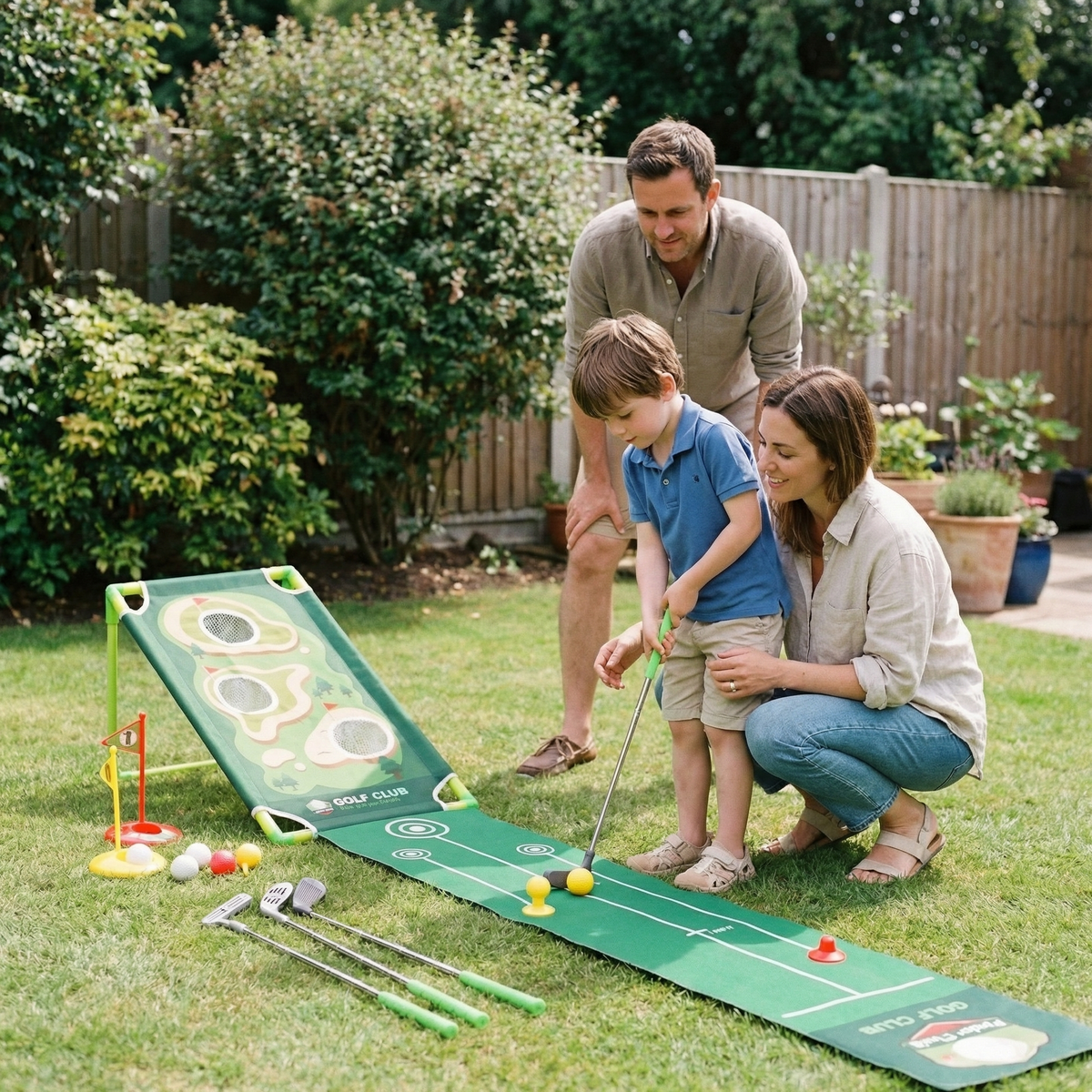 Indoor Outdoor Mini Golf Play Set – Kids