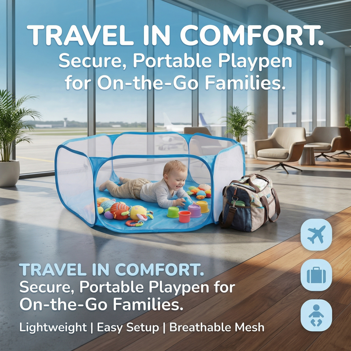Toddler Pop Up Playpen – Travel