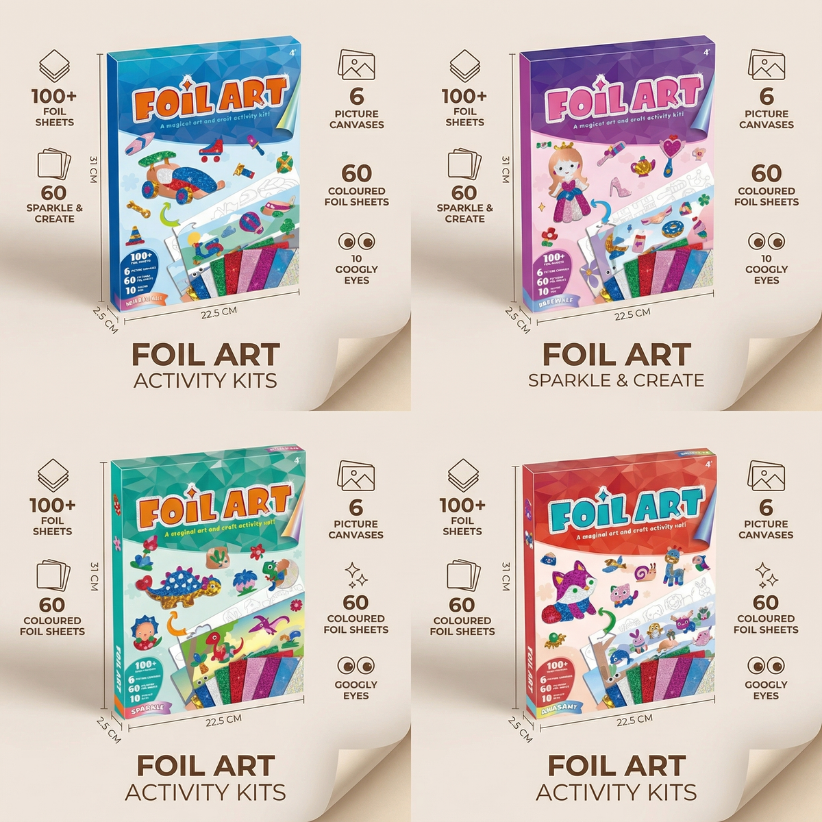 Creative Foil Art Craft Kit for Kids