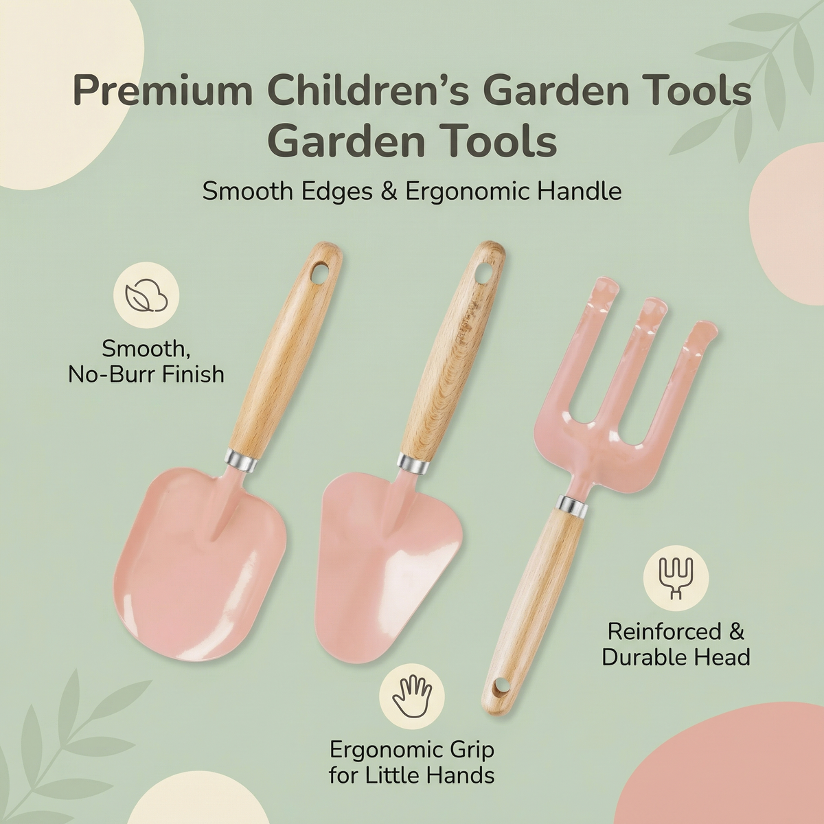 Kids Gardening Tool Set & Bag