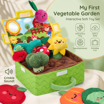My First Plush Vegetable Garden Set | Family Favourite
