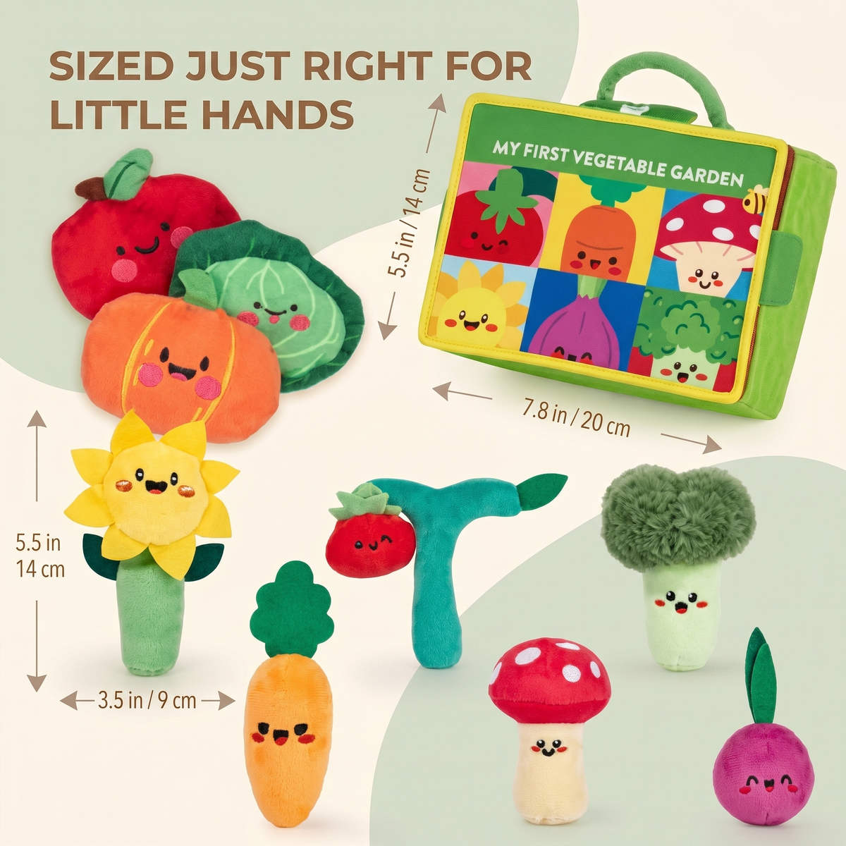 My First Plush Vegetable Garden Set | Family Favourite