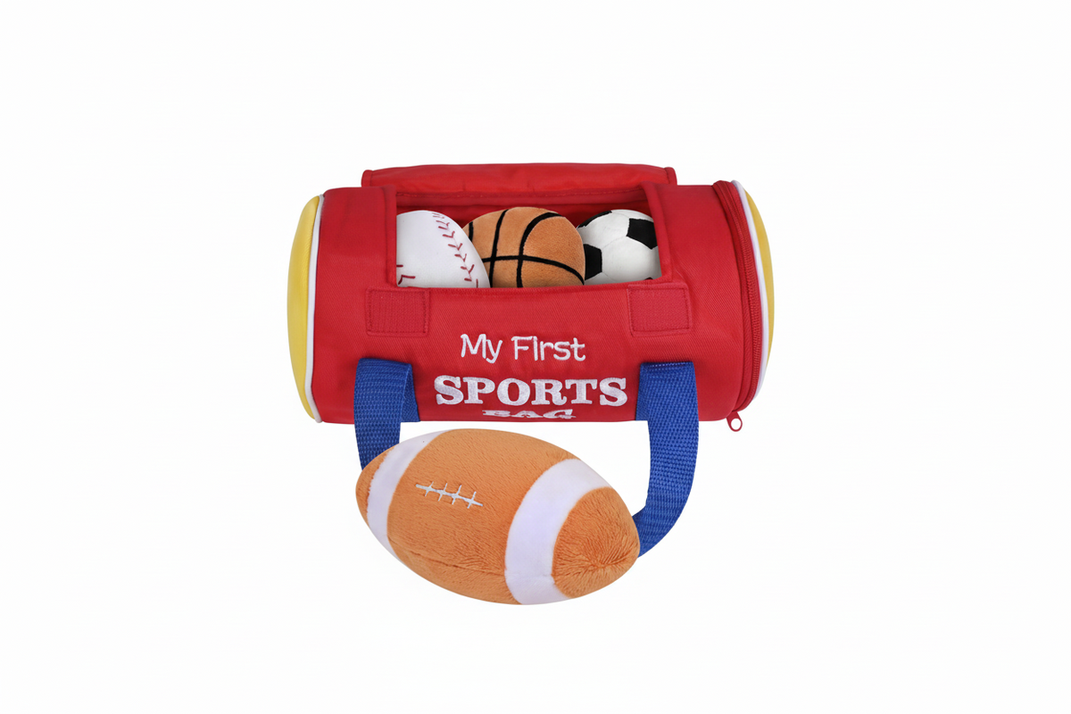 Interactive My First Sports Toy Bag Plush Set