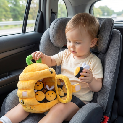 Interactive Bee Hive Sorting Toy for Toddlers