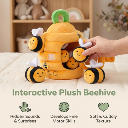 Interactive Bee Hive Sorting Toy for Toddlers