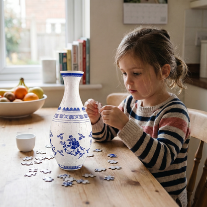 Interactive 3D Puzzle Flower Vase
