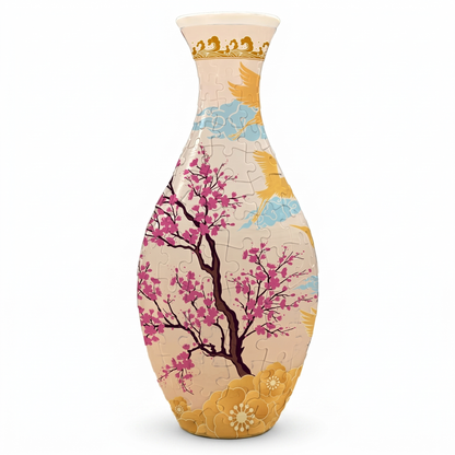 Interactive 3D Puzzle Flower Vase