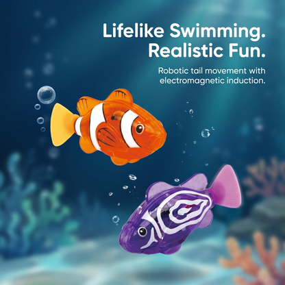 Interactive Realistic Water Activated Fish Toy for Kids (Random Colour)