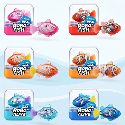 Interactive Realistic Water Activated Fish Toy for Kids (Random Colour)