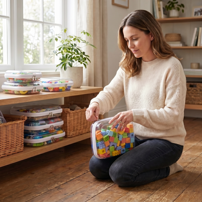 Interactive Clear Toy Organiser Pouches