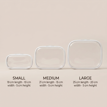 Interactive Clear Toy Organiser Pouches