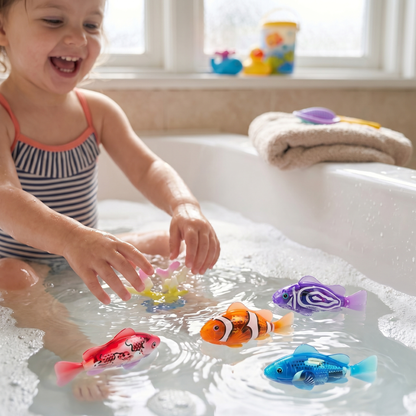Interactive Realistic Water Activated Fish Toy for Kids (Random Colour)