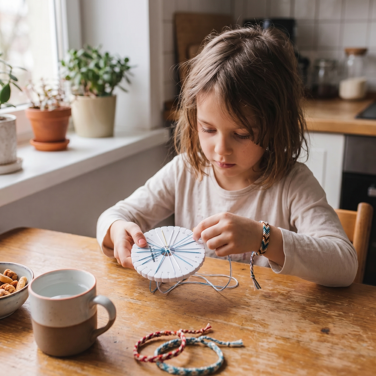 Creative Kumihimo Bracelet DIY Kit for Kids