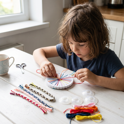 Creative Kumihimo Bracelet DIY Kit for Kids