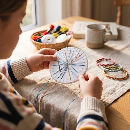 Creative Kumihimo Bracelet DIY Kit for Kids