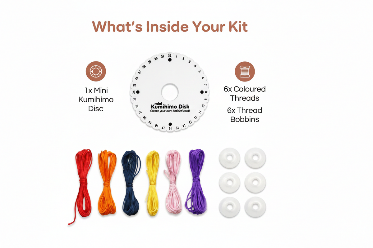 Creative Kumihimo Bracelet DIY Kit for Kids