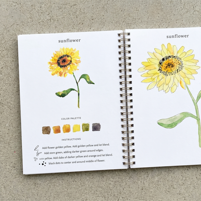 Calm & Create Guided Watercolour Book | Family Favourite