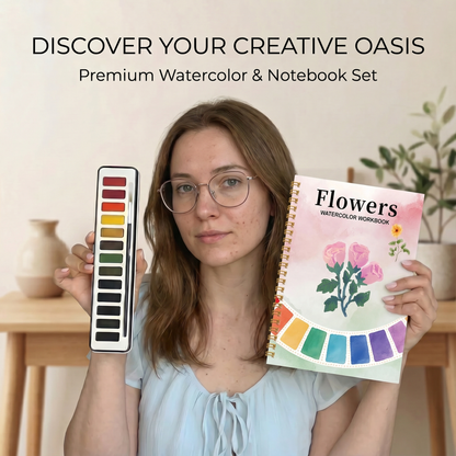Calm & Create Guided Watercolour Book | Family Favourite
