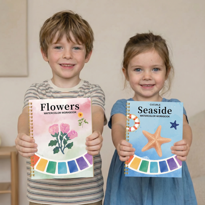Calm & Create Guided Watercolour Book | Family Favourite