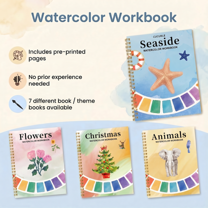 Calm & Create Guided Watercolour Book | Family Favourite