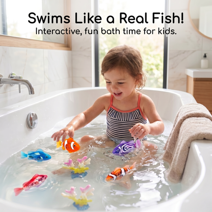 Interactive Realistic Water Activated Fish Toy for Kids (Random Colour)