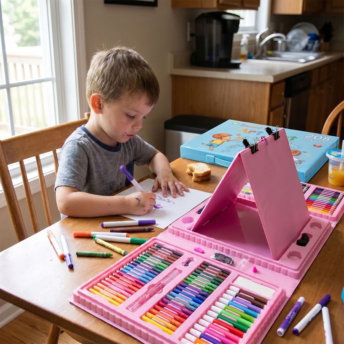All In One Kids Creative Art Set (208 Pieces) for Kids