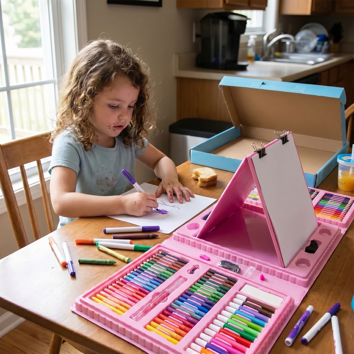All In One Kids Creative Art Set (208 Pieces) for Kids