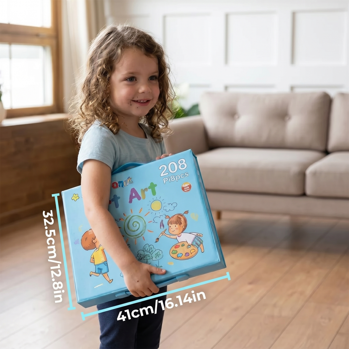 All In One Kids Creative Art Set (208 Pieces) for Kids