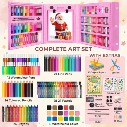 All In One Kids Creative Art Set (208 Pieces) for Kids
