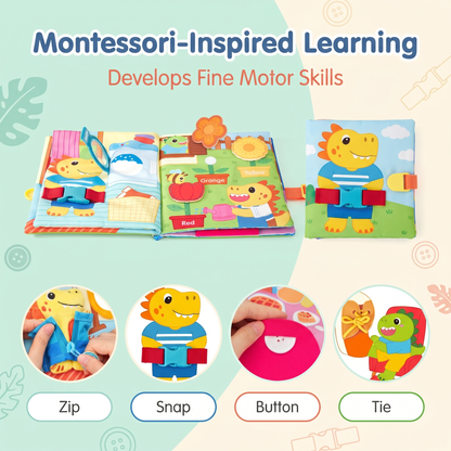 Soft Dinosaur Adventure Book – Toddlers