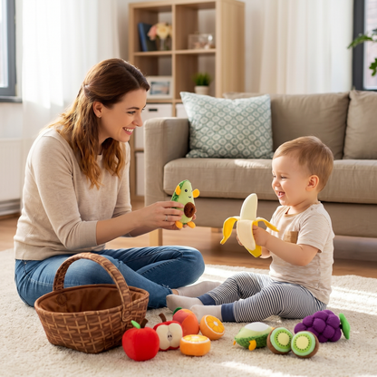 Fruit Friends Plush Activity Basket | Family Favourite