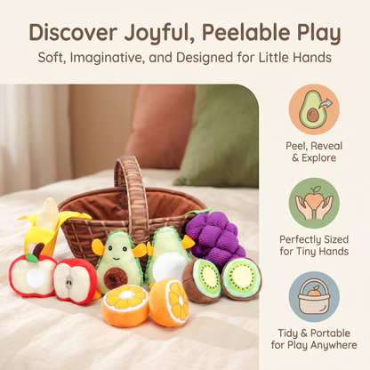 Fruit Friends Plush Activity Basket | Family Favourite