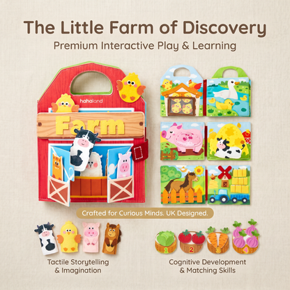 Interactive Farm Friends Learning Activity Book