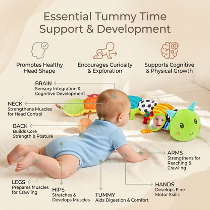 Interactive Soft Sensory Caterpillar Toy for Babies