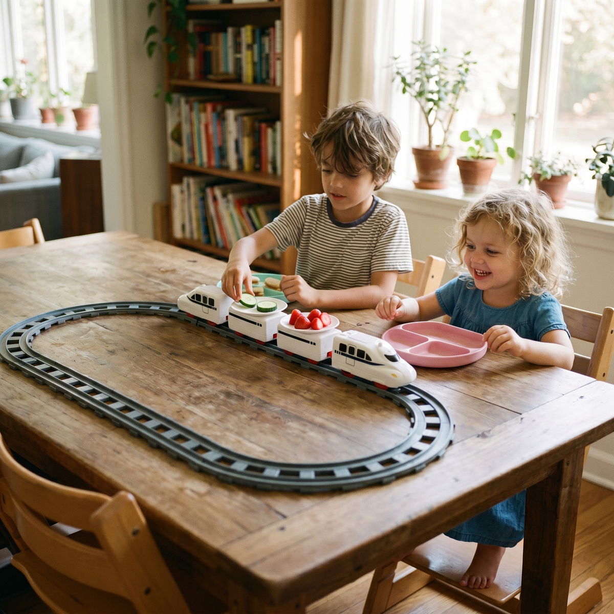 Interactive Table Food Train – Shared Dining