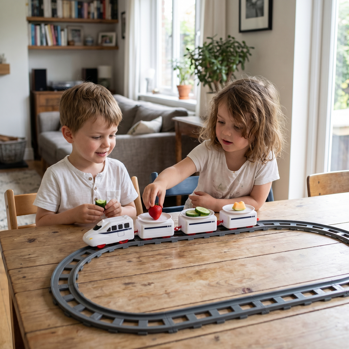 Interactive Table Food Train – Shared Dining
