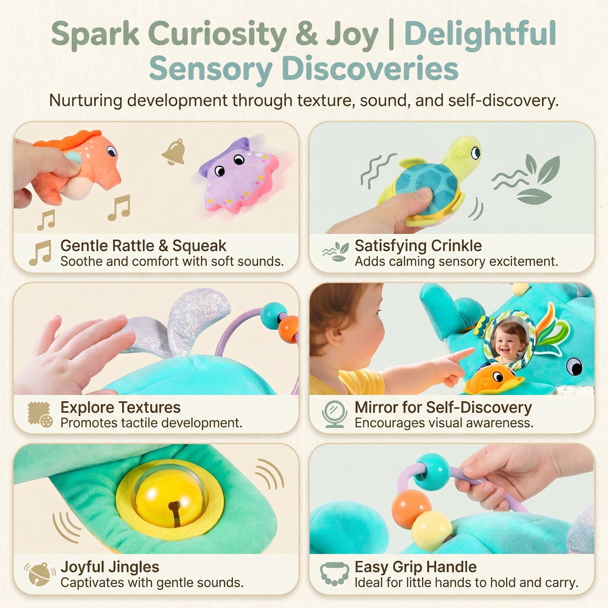 Ocean Friends Plush Discovery Set | Family Favourite