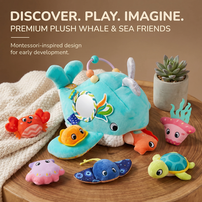 Ocean Friends Plush Discovery Set | Family Favourite