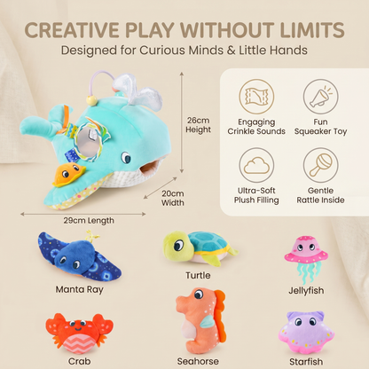Ocean Friends Plush Discovery Set | Family Favourite