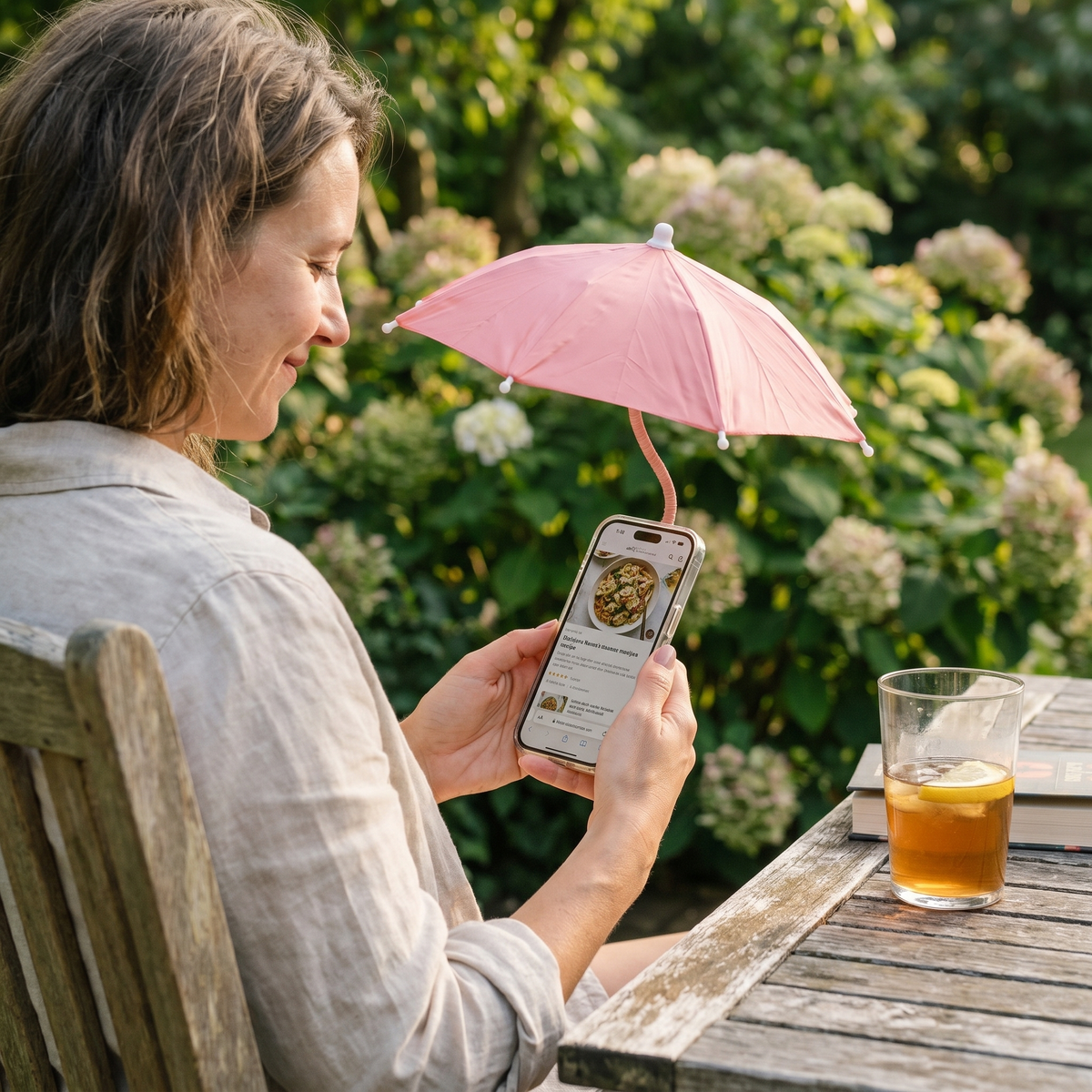 Phone Sun Shade Umbrella – Outdoor Use