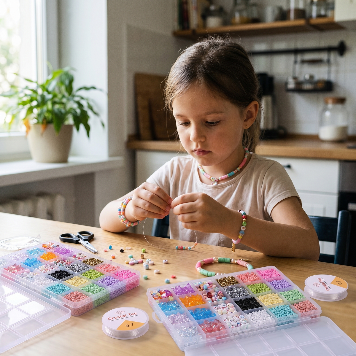 Creative DIY Bracelet Making Bead Set
