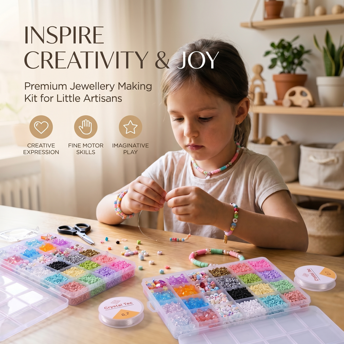 Creative DIY Bracelet Making Bead Set