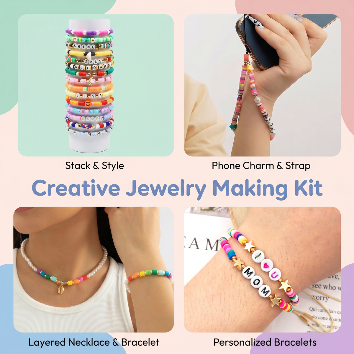 Creative DIY Bracelet Making Bead Set